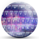 Keyboard Theme Glass Galaxy APK