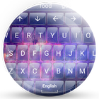 Keyboard Theme Glass Galaxy icono
