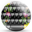 Keyboard Theme Glass Flowers APK