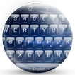 Keyboard Theme Glass Blue