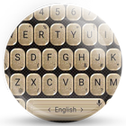 Keyboard Theme Glitter Gold icono