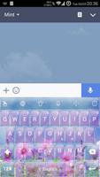 Keyboard Theme G Spring Flower Plakat