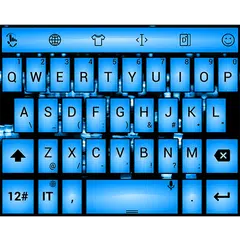 Скачать Keyboard Theme Led Blue APK