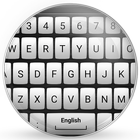 Keyboard Theme Gloss White icono