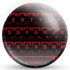 download Keyboard Theme Neon 2 Red APK
