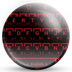 Keyboard Theme Neon 2 Red