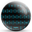 Keyboard Theme Neon Blue