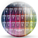 Keyboard Theme Glass Rainbow APK