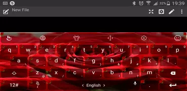 Keyboard Theme Valentine Rose