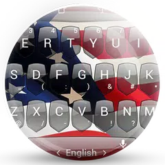 Keyboard Theme Shield Flag