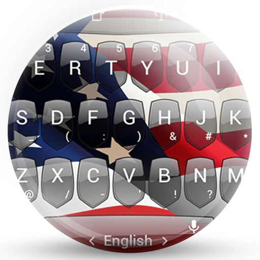 Keyboard Theme Shield Flag