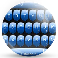 Keyboard Theme Shield Blue