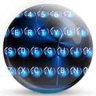 Keyboard Theme Spheres Blue आइकन