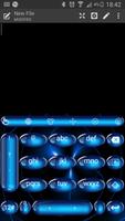 Keyboard Theme Spheres Blue Screenshot 3