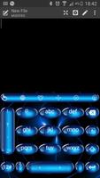 Keyboard Theme Spheres Blue स्क्रीनशॉट 3