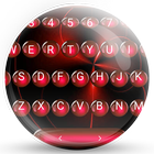 Keyboard Theme Spheres Red icône