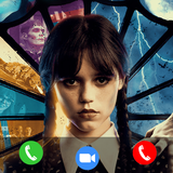 Call Wednesday Jenna Ortega ícone