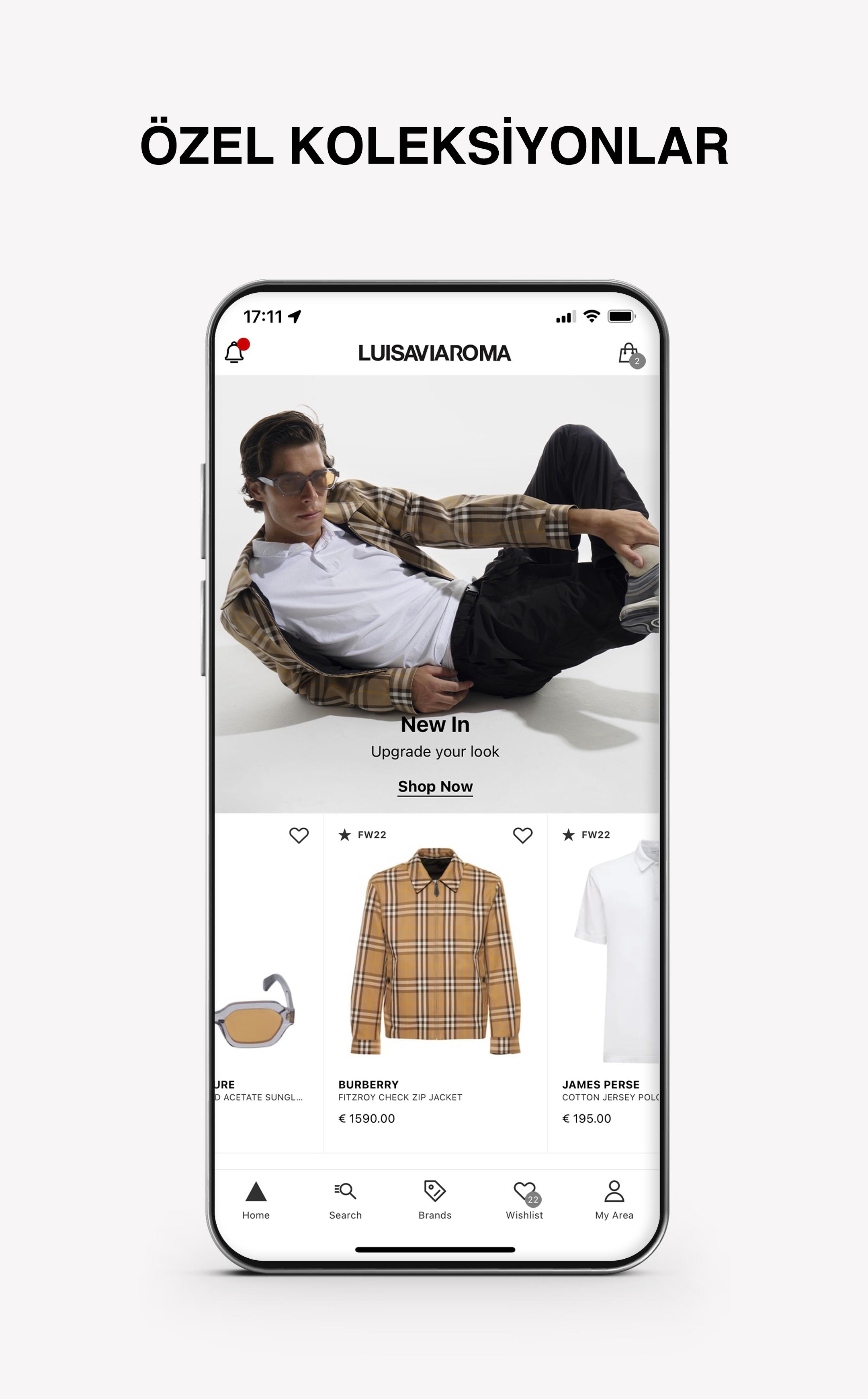 Android용 Luisaviaroma - 럭셔리 브랜드 쇼핑 Apk 다운로드