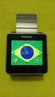 Watchface Brazil (Sony SW2) capture d'écran 3