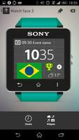 Watchface Brazil (Sony SW2) capture d'écran 2