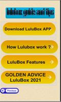 Lulubox :guide and tips اسکرین شاٹ 1