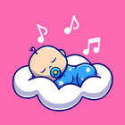 Bebe ninnileri ve uyku sesleri simgesi