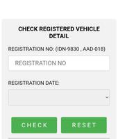 Car Registration Plakat