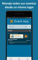 App para eventos por Lumi Poster