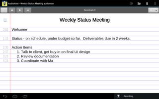 AudioNote स्क्रीनशॉट 3