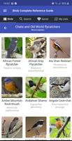 برنامه‌نما Birds Complete Reference Guide عکس از صفحه