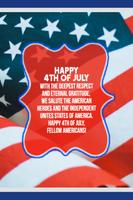 2 Schermata Happy 4th of July Greeting Cards