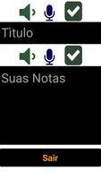 Bloco de Notas Falado(Demo LumusTec). screenshot 1