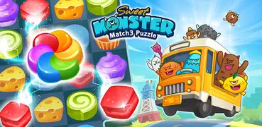 Match 3 Puzzle: Sweet Monster
