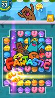 Sweet Monster Match3 Puzzle تصوير الشاشة 1