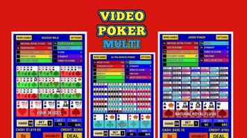 Video Poker Multi-poster