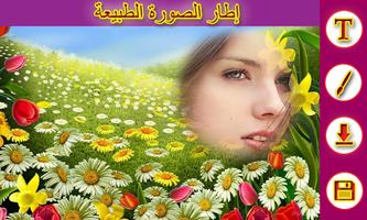 طبيعة صورة فوتوغرافية الإطار الملصق
