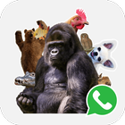 Animal Stickers - WAStickerApps icône