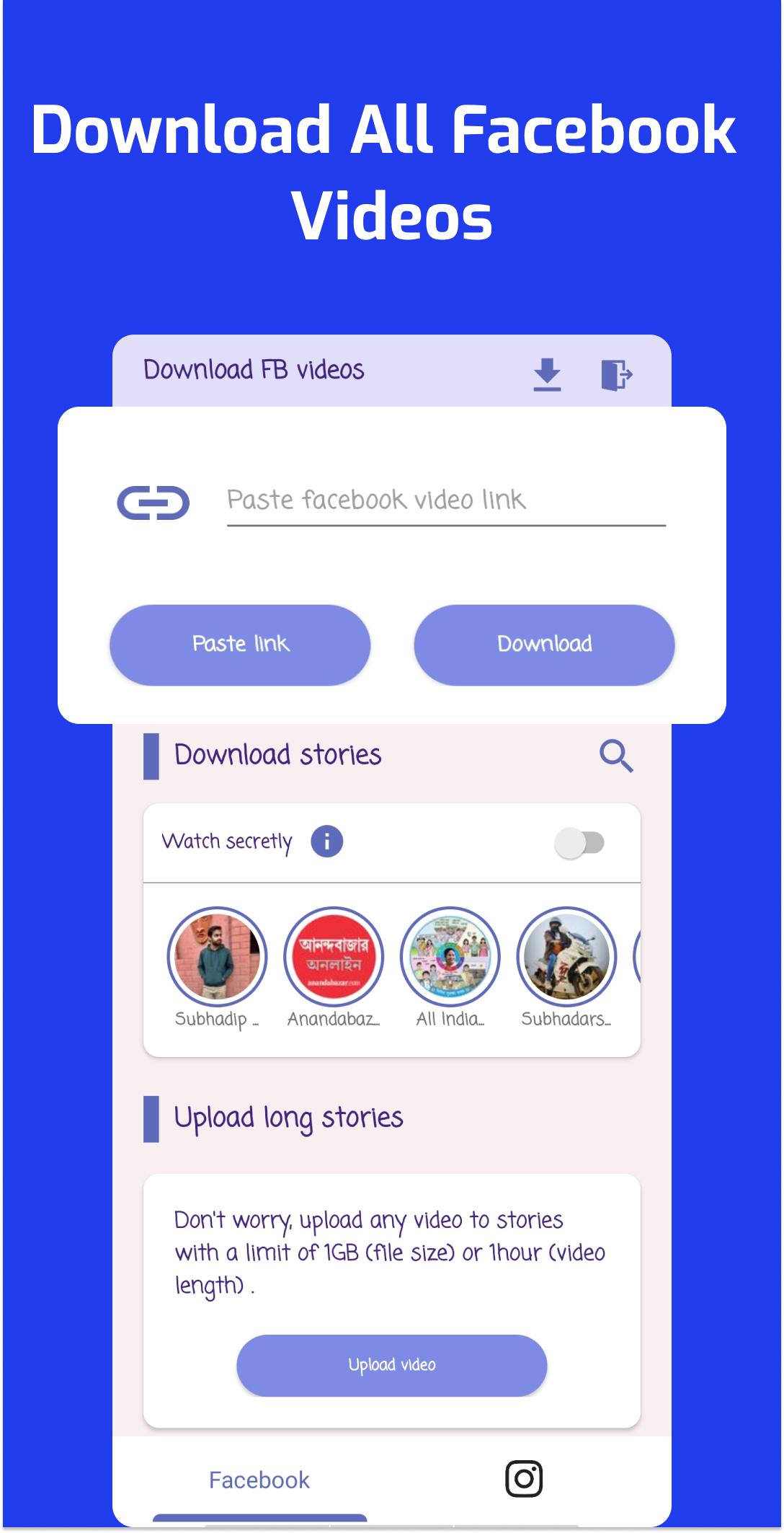 Fbdown Story saver MOD APK 14 2 (Premium Unlocked) for Android Fbdown Story saver MOD APK 14 2 (Premium Unlocked) for Android