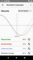 برنامه‌نما Biorhythm Calculator عکس از صفحه