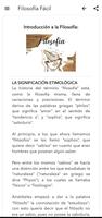 1 Schermata Filosofía Fácil