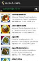 Cocina Peruana poster