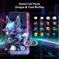 Color Phone Call Screen Theme اسکرین شاٹ 1