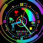 Neon Digital Clock Smart Watch ikon