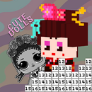 Cute Dolls Pixel Art - Dolls Coloring by Number APK