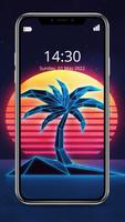 Retrowave Wallpaper 80s 90s تصوير الشاشة 1