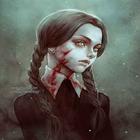 Wednesday Addams Wallpaper HD Zeichen