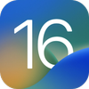 Launcher iOS 16 آئیکن