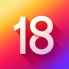 ランチャー iOS 18 アイコン