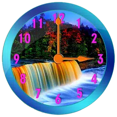 Waterfall Clock Widget APK download