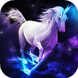 Unicorn Live Wallpaper icône